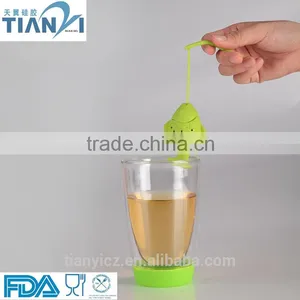 Hot Sell Lovely Colorful Silicone Tea Strainers Silicone Tea Bag thumbnail-4