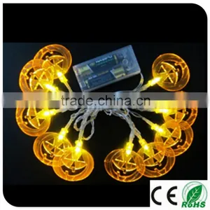 Led Battery Christmas Lights With Christmas Tree, Snow, Pentagram , Mushroom thumbnail-1