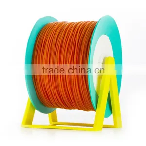 Pla 3d Printer Material Dark Orange Filament With the New Spool Convertible Into a Coat Hanger. Spool Holder Included. thumbnail-2