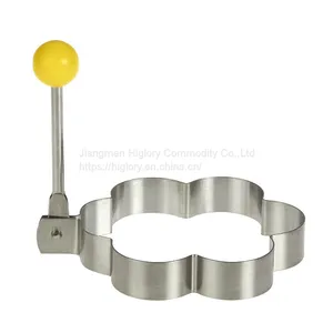 Kitchen Accessories 4 Different Shape Non-stick Stainless Steel Metal Fried Egg Ring Mold thumbnail-2
