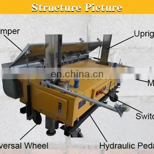 Suppliers Automatic High Wall Concrete Plaster Smoothing Rendering Machine China Plastering Cement Brick Wall 220/380v 200m3/h thumbnail-4