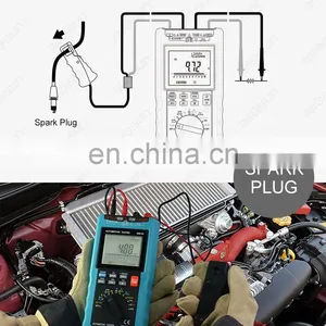 All-sun EM132 Automotive Multimeter Digital Auto Diagnosis Tacho Meter AC DC Amp Volt Ohm Temp Battery Tester Engine RPM thumbnail-2
