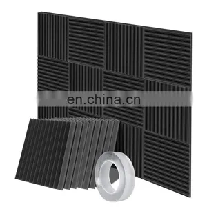 Soundproofing Sound Absorbing Proof Wall Tv Studio Sound Pyramid Foam Acoustic Panels thumbnail-1
