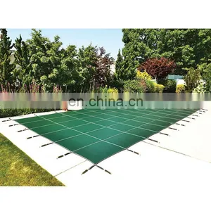 Outdoor Inground Rectangle Bache Pour Piscine PP MESH Swimming Pool Winter Safety Cover thumbnail-5