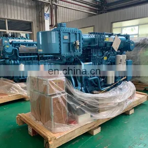 Original Weichai 382kw/520hp/1200rpm WHM6160C520-2 Marine Engine Boat Motor Ship Engine thumbnail-4