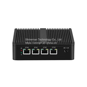 Ultral Small Fanless Mini PC Intel Baytrail 4 LAN Network Computer J1900 Barebone thumbnail-1