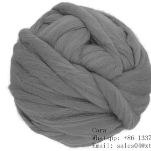Factory Price Super Soft 1/4NM Brushed Yarn Wool /Acrylic Yarn thumbnail-3