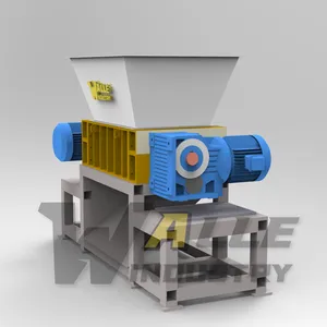 Scrap Industrial Shredder Big Blue Barrel Crusher thumbnail-4