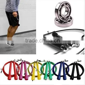 Bearing Box Design Adjustable Cable Wire Steel Skipping Speed Jump Rope thumbnail-1