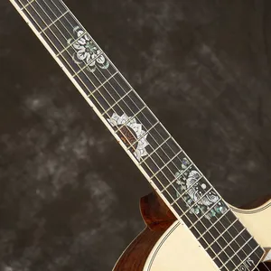 Otis High Quality Guitar Manufacturer All Solid Guitar 36Inch Glossy Spurce Top thumbnail-4