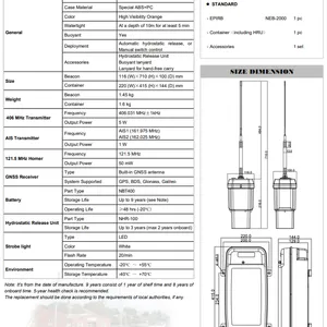 NEB-2000 AIS EPIRB (COSPAS-SARSAT) thumbnail-4