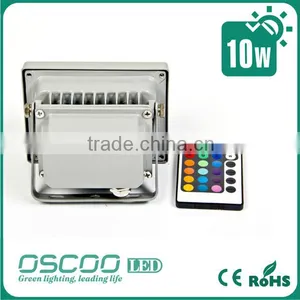 Hot Sale Square Rgb 10w Led Floodlight 220V 110v 100-240v With Remote Control thumbnail-1