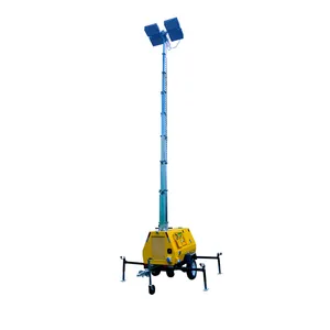 9-meter Telescopic Diesel Generator Set Lighting Beacon Tower thumbnail-2