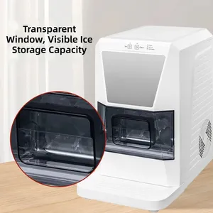Commercial Tabletop Clear Ice Ball Maker Machine YH1599 Spherical Ice Machine for Cocktails and Home Bar ETL CE Approved thumbnail-1