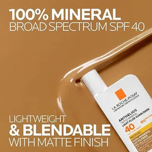 Anthelios Tinted Sunscreen SPF 40 Broad Spectrum With Antioxidants Titanium Dioxide Zinc Oxide Mineral Block thumbnail-2