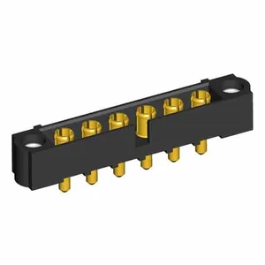 Harwin M80-5000000M1-06-331-00-000 6Pin With Floating Locking Screw 20A Industrial High Reliability Power Connector thumbnail-2