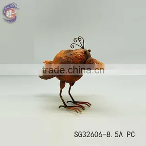 Metal Crafts of Antique Decorative Metal Birds for Garden Decoration thumbnail-1