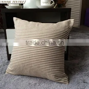 Yarn-Dyed Stripe Plain Back Brace Christmas Chair Cushion Covers thumbnail-2