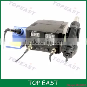 858D Temperature Control Lead Free Soldering Station Soldering Iron Station 936 thumbnail-1