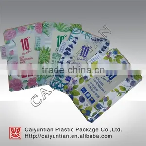 Colourful Designed Aluminum Foil Facial Mask Soft Plastic Bag/clear Plastic Bag thumbnail-3
