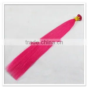 In Russian Hot Selling Hair Bulk Fushia Color thumbnail-4