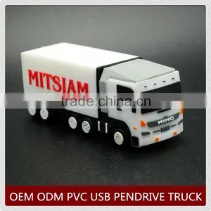 PVC OEM ODM 2.0 Pendrive Truck Usb Flash Drive thumbnail-1
