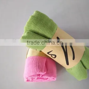 Wholesale Fall Winter Solid Color Cotton Viscose Fashion Ladies Plain Shawl Scarf thumbnail-4