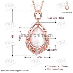 Water Drop Necklace Chain Graceful and Elegant thumbnail-3