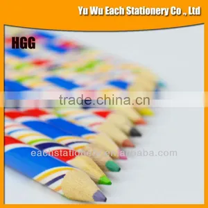 7 Inch Heat Transfer Wooden Multi Colored Pencils thumbnail-1
