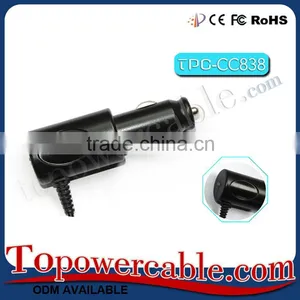 Best Quality In Car Charger Adapter Built-In Cable Wire For Ipod For Iphone For Samsung thumbnail-1