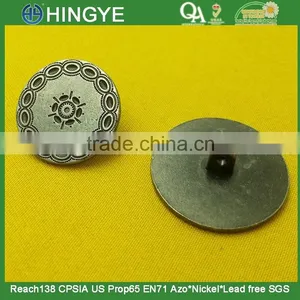 Fancy Sew-on Metal Shank Button For Jacket --- MJ2083 thumbnail-1