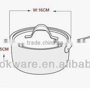 Professional Hard-anodized Aluminium Kitchenware/cookware With Stainless Steel Lid thumbnail-4
