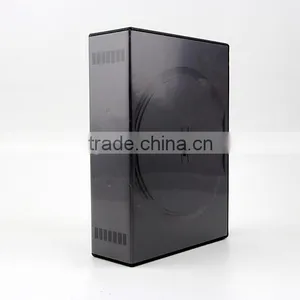 51mm Black DVD Case for 16 DVDs With Tray thumbnail-3