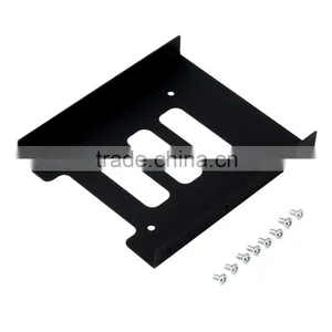 2.5" to 3.5" SSD HDD Metal Adapter Mounting Bracket Hard Drive Holder for PC thumbnail-1