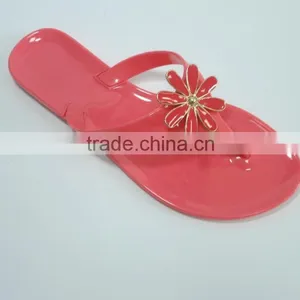 PVC Jelly Good Quality T Strap Slipper 2015 thumbnail-3