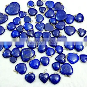 (IGC)Lapis Lazuli Heart Pendants thumbnail-1