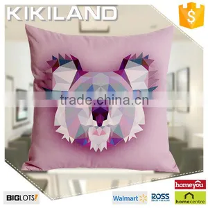 Ribbon Embroidery Cushion Covers Design With Pretty Animal Head Pattern thumbnail-5