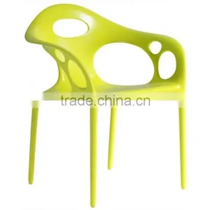 High Quality Wholesale Durable Living Room Furniture Supernatural Style PP Plastic Armchair for Sale thumbnail-5