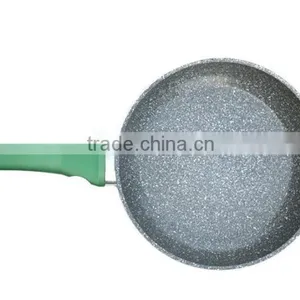 Aluminum Pressed / Forged Nonstick Diamond Stone Coated Frying Pan With Bakelite Handle thumbnail-2