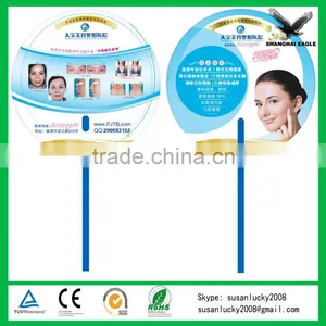 Chopstick Handle Summer Promtional PP Plastic Advertising Fan (directly From Factory) thumbnail-1