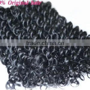 Brazilian Virgin Kinky Curly Hair Extention thumbnail-1