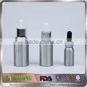 1oz Metail Silver Bottle With Child Proof Dropper 18mm/aluminum E-juice Dropper Bottle 30ml thumbnail-1