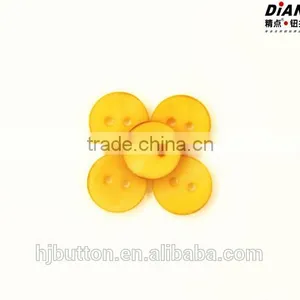 2016 DIAN Custom Buttons With Burnt Effect 2 Hole Corozo Buttons Yellow Color thumbnail-3