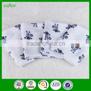 100% Cotton Muslin Swaddle Blanket Baby thumbnail-3