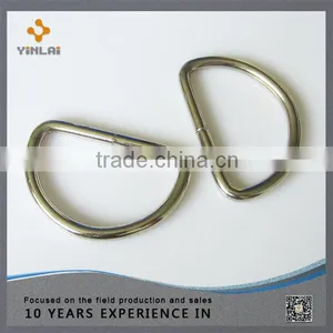 Rich Size Custom Metal D Ring thumbnail-1