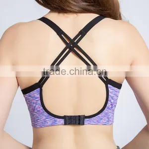 Elegant Crossed Bras and High-waisted Yoga Leggings Women Sportswear thumbnail-5