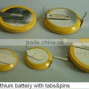 CR2450 Button Cell Battery With Solder Tabs thumbnail-1