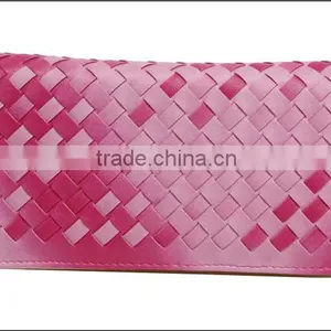 European Style Zipper Designer Beautiful Wallets Metal Chain Purse for Female Lady thumbnail-3