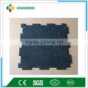 Indoor Gym Center Rubber Floor Tiles thumbnail-4