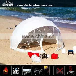 UV Resistant Clear Span Geodesic Dome Tents Kit for Beach Event thumbnail-1